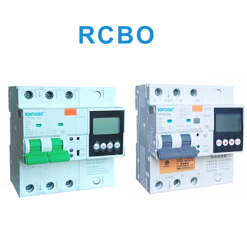 100a 2p 4P multifunctall rcbo