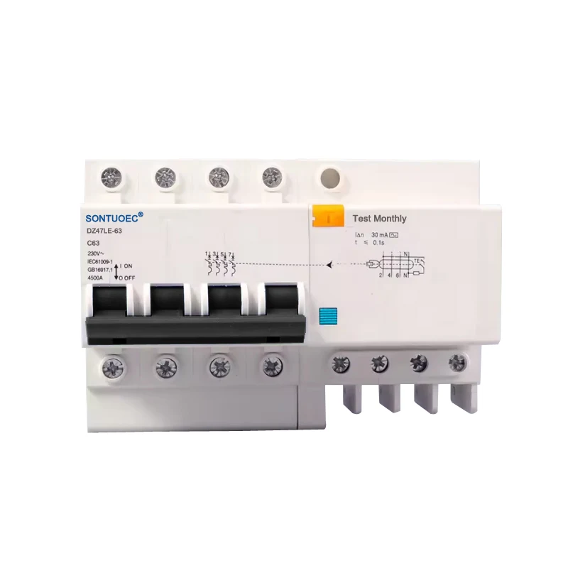 4p RCBO AC ụdị