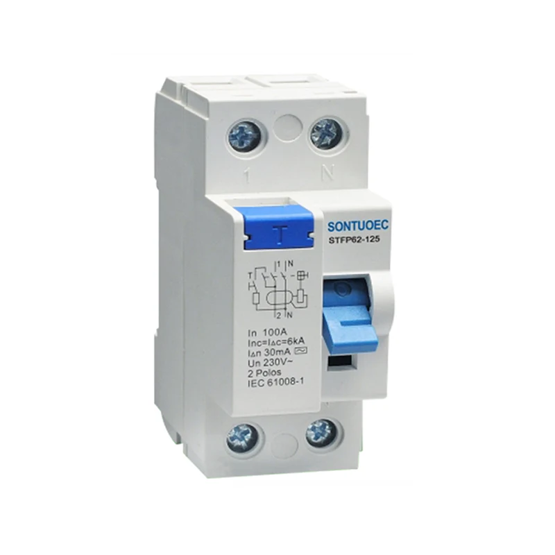 Elektrik elektrọn ụdị rccb 125a / 30ma
