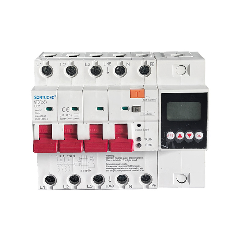 Nmikpu nwere ọgụgụ isi mgbochi ihe mkpuchi ujo ọkụ eletrik 220V sekit sekit ikuku