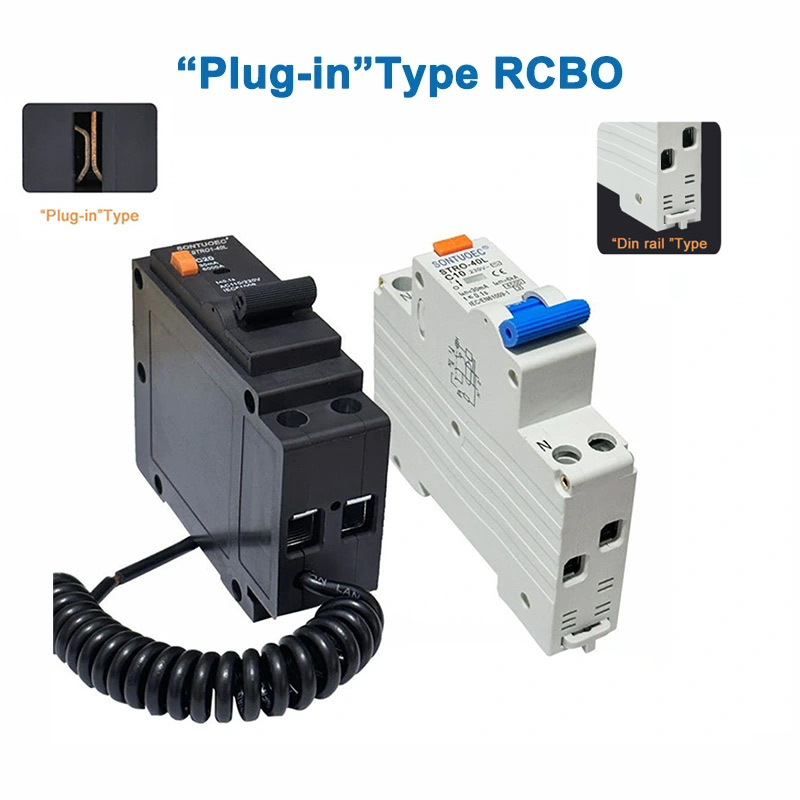 Plọg na ụdị rcbo 1p + n