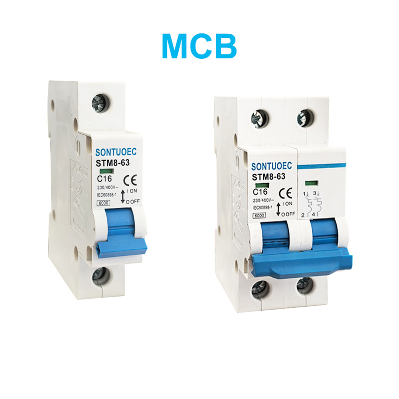 StM8-63 Mwepu Sekit 6KA 1p 2p 3p 4A 230 / 400v